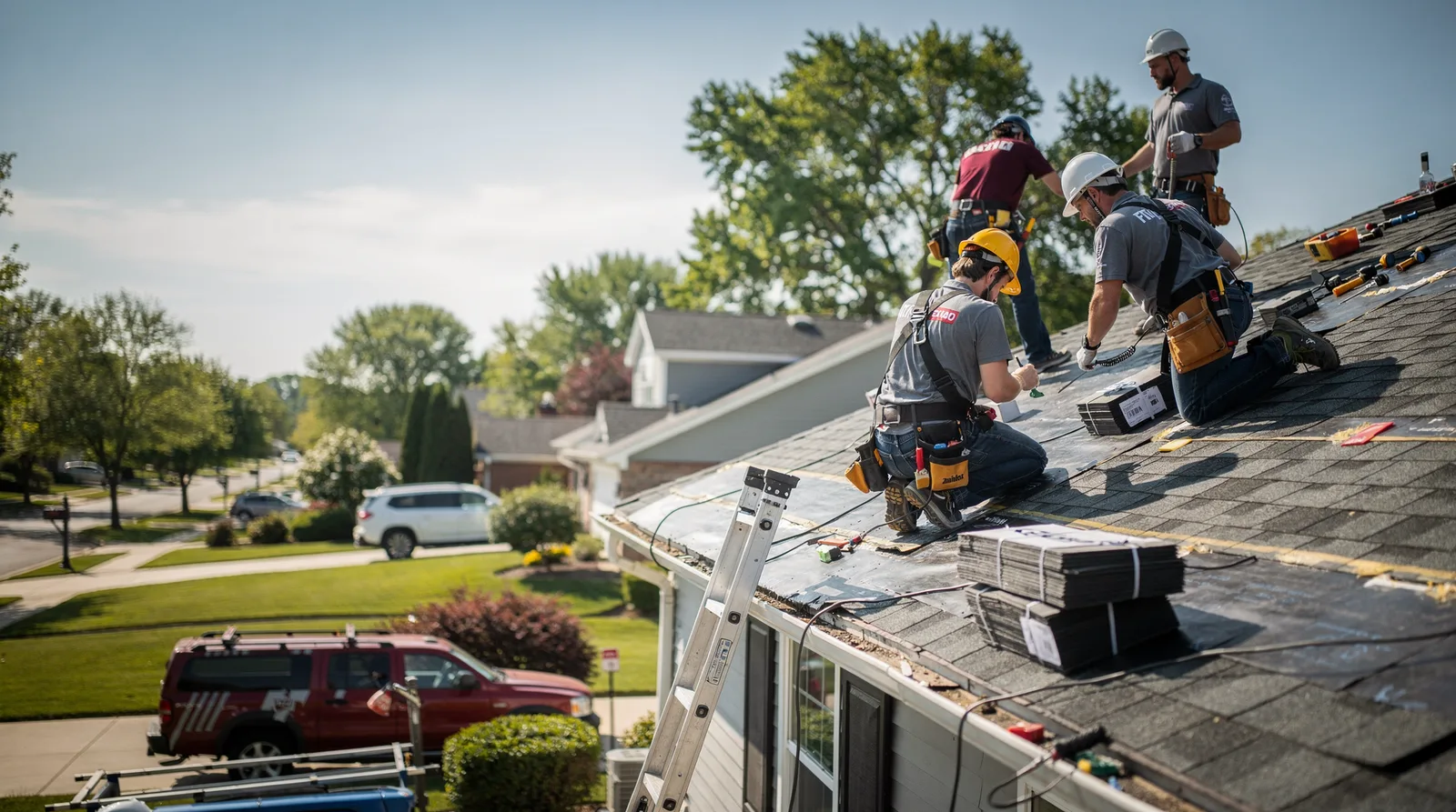 Roof Repair in Claremont, IL around you